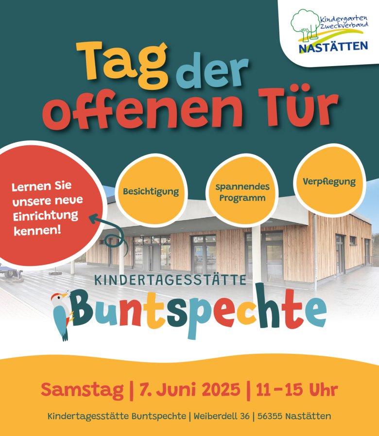 Kita Buntspechte Sharepic Offene Tür.indd